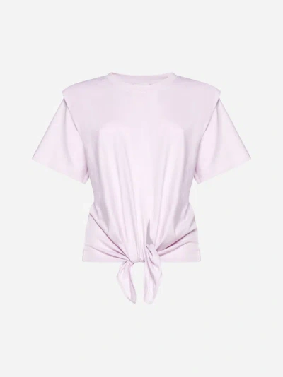 Shop Isabel Marant Zelikia Cotton T-shirt In Light Pink