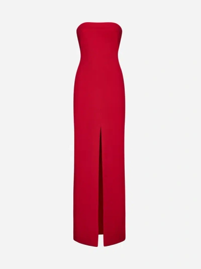 Shop Solace London Bysha Maxi Dress In Red