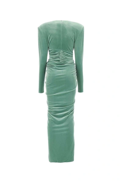 Shop Alexandre Vauthier Long Dresses. In Green