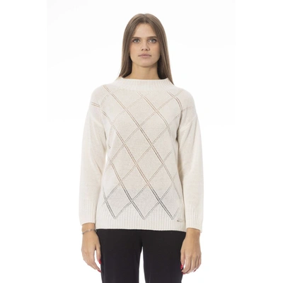 Shop Baldinini Trend Beige Wool Sweater