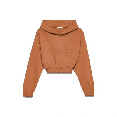 Shop Hinnominate Brown Cotton Sweater