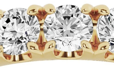 Jennifer Fisher Lab Created Diamond Eternity Ring In 18k Yellow Gold