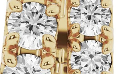 Jennifer Fisher Lab Created Diamond Dual Hoop Earrings In 18k Yellow Gold