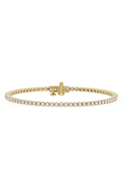 Jennifer Fisher Round Lab Created Diamond Tennis Bracelet In 18k Yellow Gold