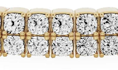 Jennifer Fisher Double Row Diamond Bangle Bracelet In 18k Yellow Gold