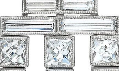Mindi Mond Frenchie Diamond Chandelier Earrings In Platinum