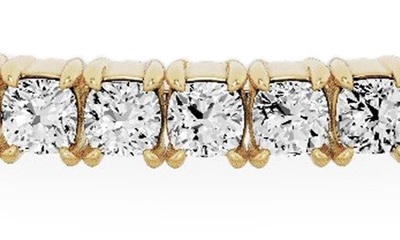 Shop Jennifer Fisher 18k Gold Round Lab Created Diamond Open Bangle Bracelet In 18k Yellow Gold