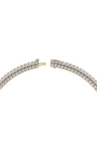 Jennifer Fisher Double Row Lab Created Diamond Necklace In 18k Yellow Gold