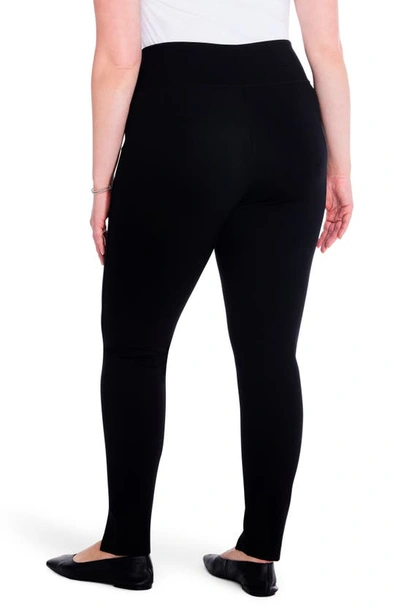 Shop Nic + Zoe Ankle Ponte Pants In Black Onyx