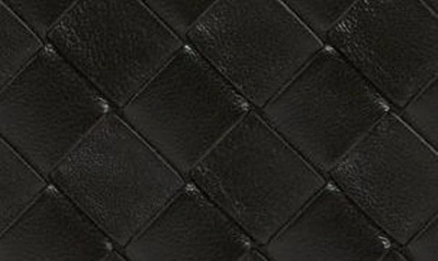 Bottega Veneta Nappa Leather Pouch With Detachable Wrist Handle In Black-gold