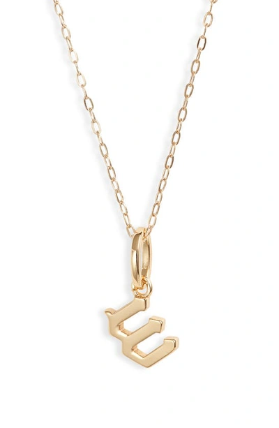 Shop Miranda Frye Sophie Customized Initial Pendant Necklace In Gold - W