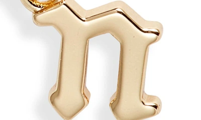 Miranda Frye Sophie Customized Initial Pendant Necklace In Gold - N