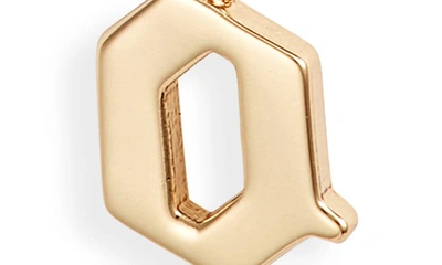 Shop Miranda Frye Sophie Customized Initial Pendant Necklace In Gold - O