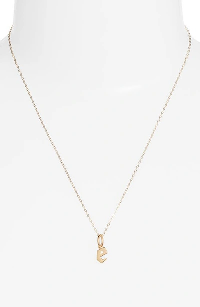 Miranda Frye Sophie Customized Initial Pendant Necklace In Gold - E