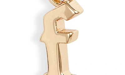 Miranda Frye Sophie Customized Initial Pendant Necklace In Gold - F