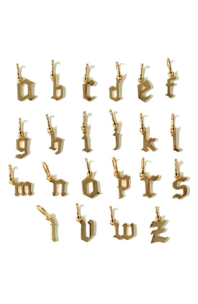 Miranda Frye Sophie Customized Initial Pendant Necklace In Gold - R