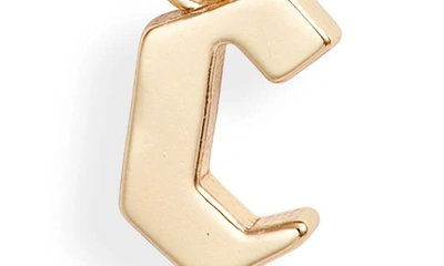 Shop Miranda Frye Sophie Customized Initial Pendant Necklace In Gold - C