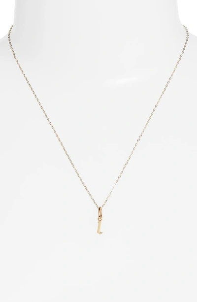 Shop Miranda Frye Sophie Customized Initial Pendant Necklace In Gold - L