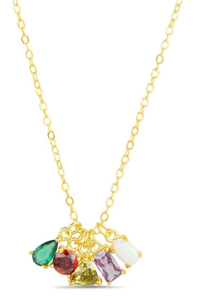 Shop Paige Harper Charm Necklace In Gold Multicolored