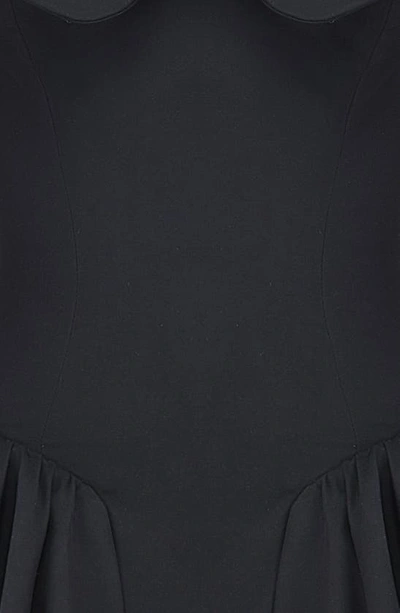 House Of Cb Elida Off The Shoulder Minidress In Black