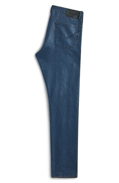 Shop John Varvatos J702 Nicola Coated Slim Fit Jeans In Stream Blue