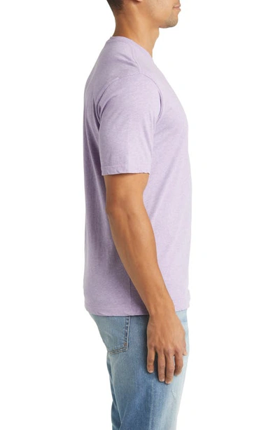 Shop Johnnie-o Dale Heathered Pocket T-shirt In Aster