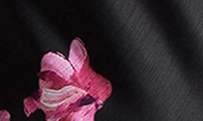 Shop Ted Baker Rahlee Floral Midi Slipdress In Black