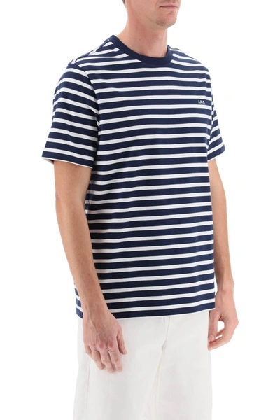 Shop Apc A.p.c. Emilien Striped T Shirt