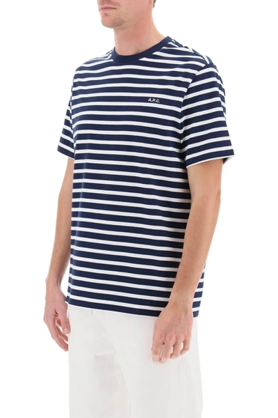 Shop Apc A.p.c. Emilien Striped T Shirt