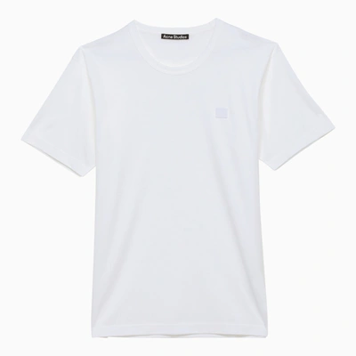 Shop Acne Studios Optic White Crew Neck T Shirt