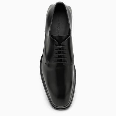 Alexander Mcqueen Logo-plaque Leather Derby Shoes