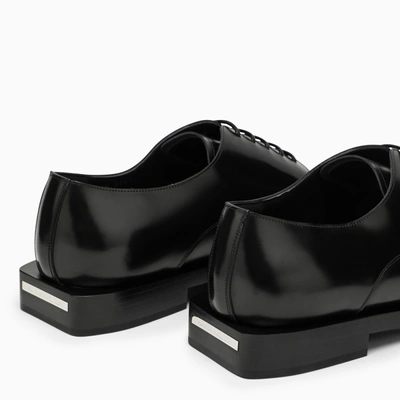 Alexander Mcqueen Logo-plaque Leather Derby Shoes