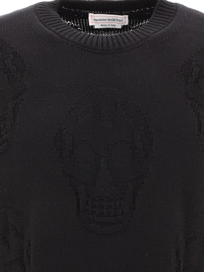 Shop Alexander Mcqueen Alexander Mc Queen Textured Skull Sweater