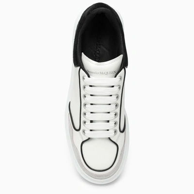 Shop Alexander Mcqueen Alexander Mc Queen White/black Oversize Sneaker
