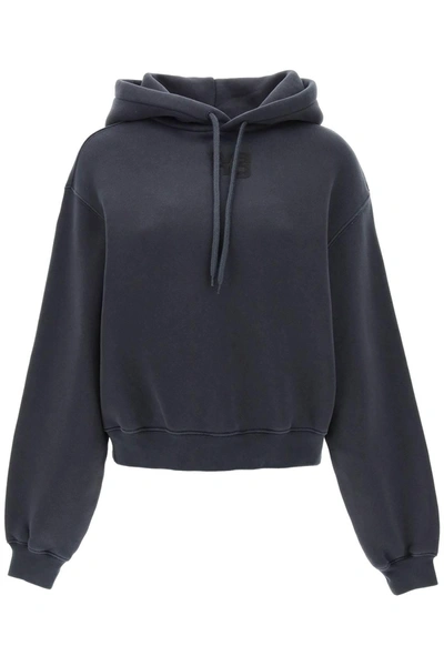 Shop Alexander Wang Hoodie With Puff Logo