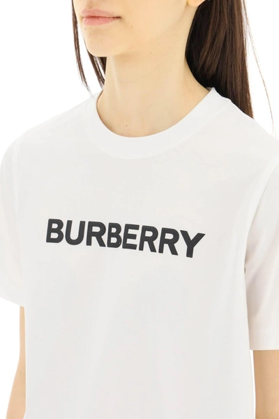 Shop Burberry T Shirt With Logo Print