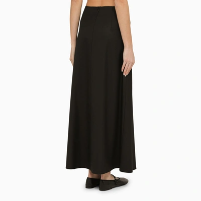 Shop By Malene Birger Isoldas Black Long Skirt
