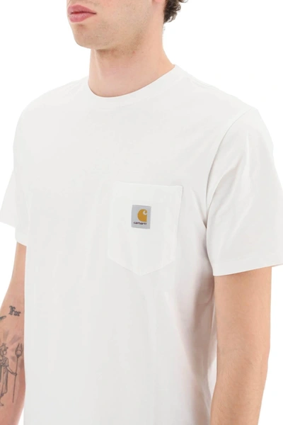 Shop Carhartt Wip T Shirt With Chest Pocket