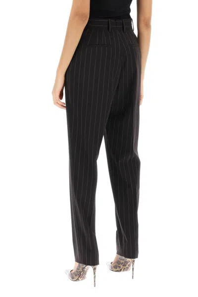 Shop Dolce & Gabbana Pinstriped Wool Pants