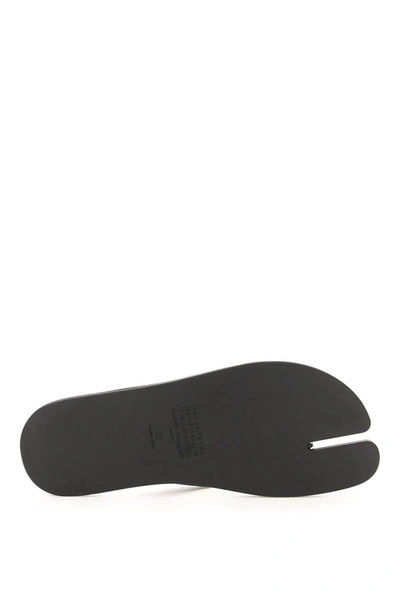 Shop Maison Margiela Rubber Tabi Thong Slides