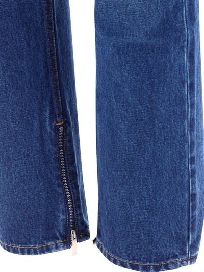 Shop Off-white Off White Arrow Tab Jeans