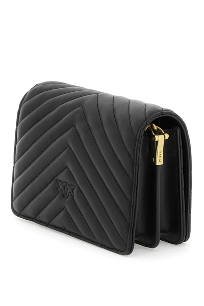 Shop Pinko Love Click Mini Chevron Bag