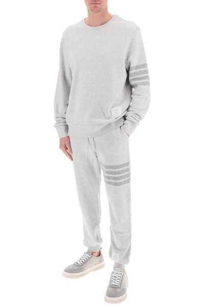 Shop Thom Browne Cotton 4 Bar Sweatshirt