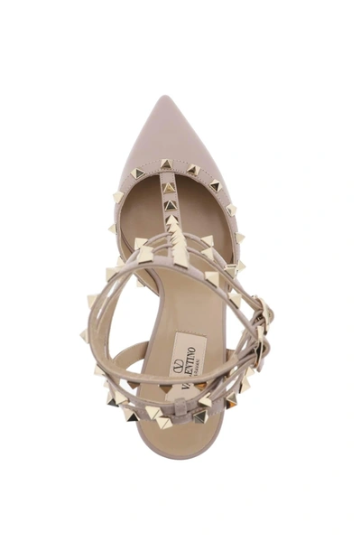 Shop Valentino Garavani Rockstud Slingback Pumps