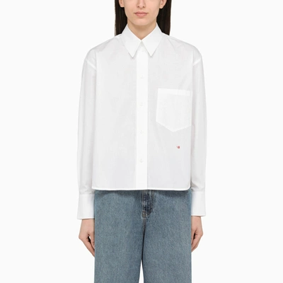 Shop Victoria Beckham White Cotton Shirt