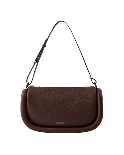 Shop Jw Anderson The Bumper-15 Bag - J. W.anderson - Leather - Brown