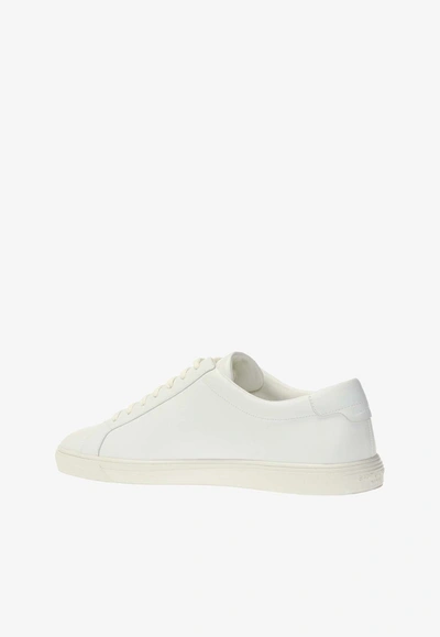 Shop Saint Laurent Andy Low-top Leather Sneakers In White