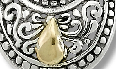 Samuel B. Sterling Silver & 18k Gold Drop Earrings In Silver And Gold