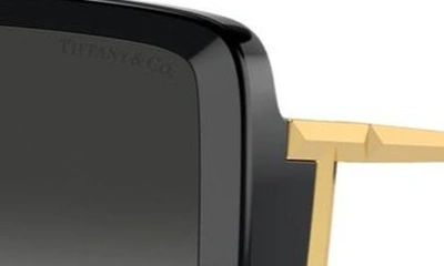 Shop Tiffany & Co . 55mm Gradient Square Sunglasses In Black