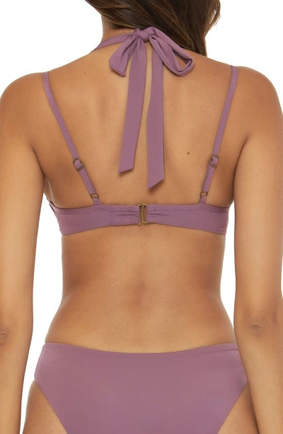 Shop Becca Color Code Underwire Bikini Top In Fig